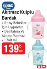 WEE BABY AKITMAZ KULPLU BARDAK 240 ML
